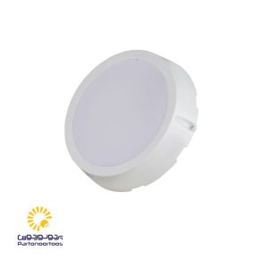 چراغ سقفی گرد روکار 12 وات مدل راشین